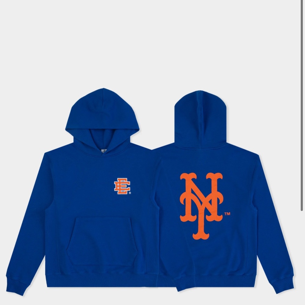 LRG Blue Eric Emanuel NY Mets Hoodie Brand New with tags - Picture 3 of 8